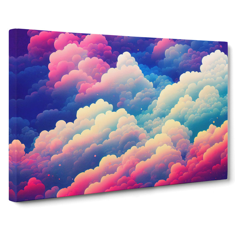 Fluffy Clouds Vol.2 - Wrapped Canvas Print, 35cm H x 50cm W x 3cm D