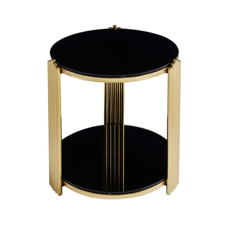Table de bout moderne 16,9 pouces