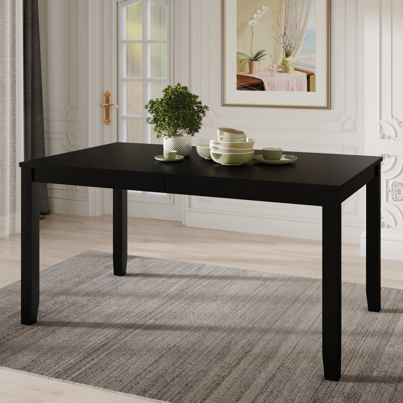 Rectangulaire Oneda L 59,09 po x l 35,43 po, Noir, noir, noir, noir
