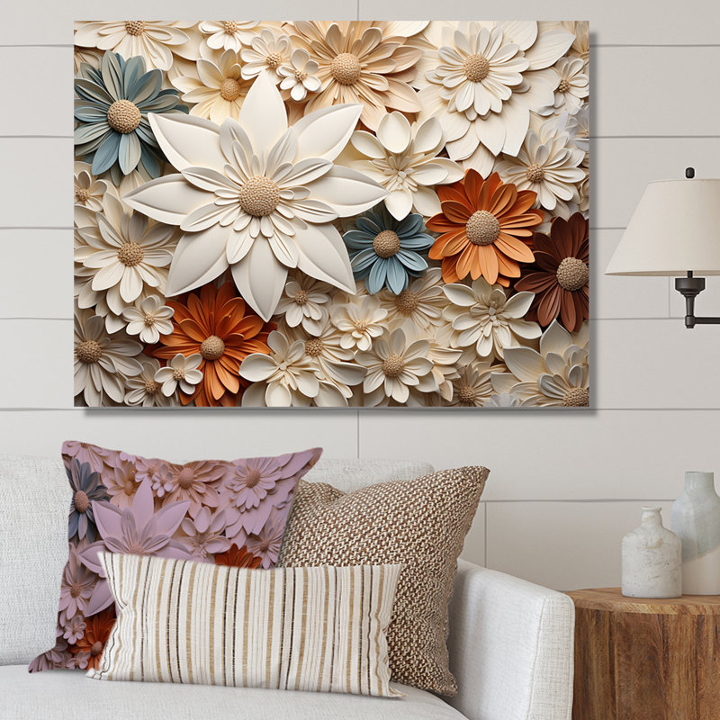 «Elegant Minimalisme Florals In Every Season II», reproduction sur toile, Toile tendue, H 30 po x l 40 po