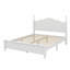 Structure de lit plateforme, lit plateforme de style rétro avec support en lattes de bois-1387452021-1387452023