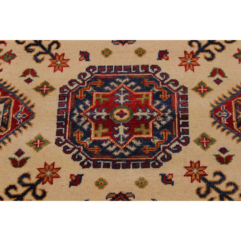 Madeeha One-of-a-Kind 4'9" x 4'11" Area Rug in Red