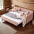 Velvet Upholstered Daybed with Trundle, Twin Size-159338151