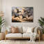 «Birds Gadwall», art mural en métal gris-583590941