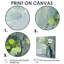 Bouquet de feuilles vertes rétro - art mural abstrait de natures mortes-104688052-104688051