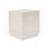 MGO Cube Side Table with Fluted Surfaces