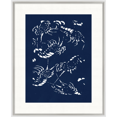 Indigo Template Coastal Motif 9 Print