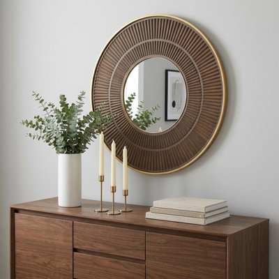 Manufactured Wood Frame Vertical Mirror