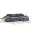 4 Seater Velvet Sofa Bed-651463499