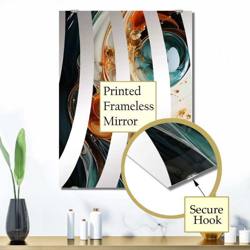 Grand miroir mural Pearman, 32 po x 24 po
