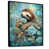 Black Floater Framed
