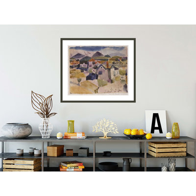 «View of Saint Germain» par Paul Klee, impression giclée sur cadre