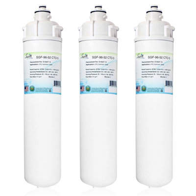 Filtre à eau commercial compatible Swift Green Filtres SGF-96-52 CTO-S pour Ev9626-16, fabriqué aux États-Unis - paquet de 3