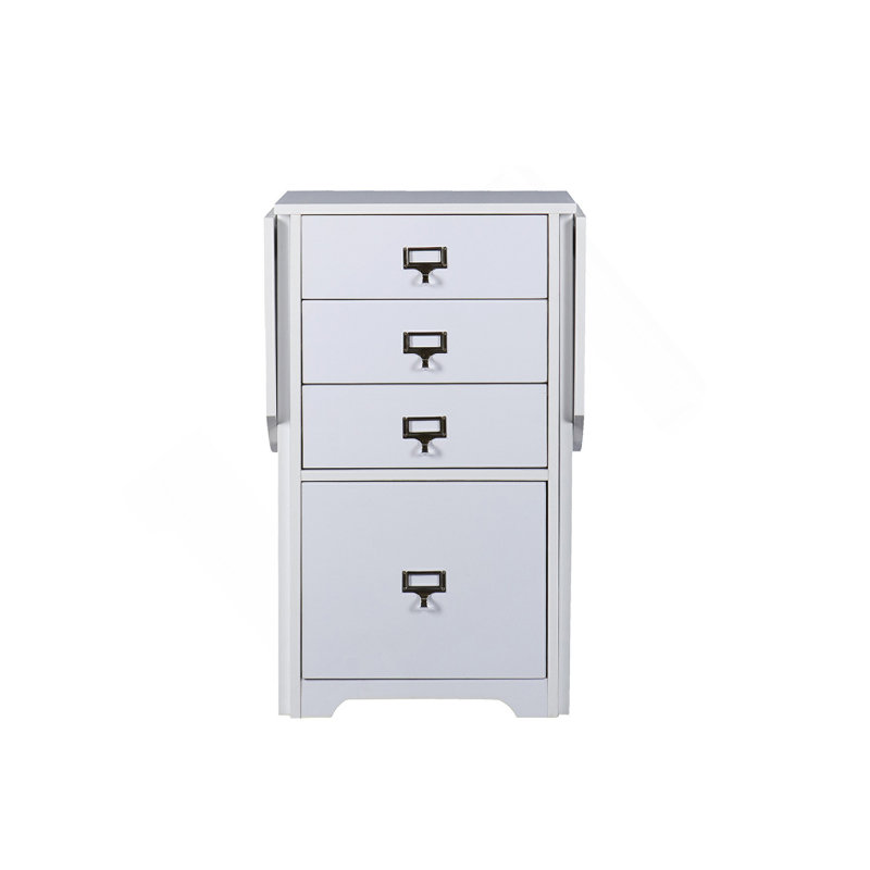 Organisateur pliable et bureau d'artisanat - Blanc
