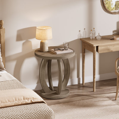 24-inch Tall Round Nightstand