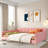 Upholstered Daybed With 4 Support Legs-406153409