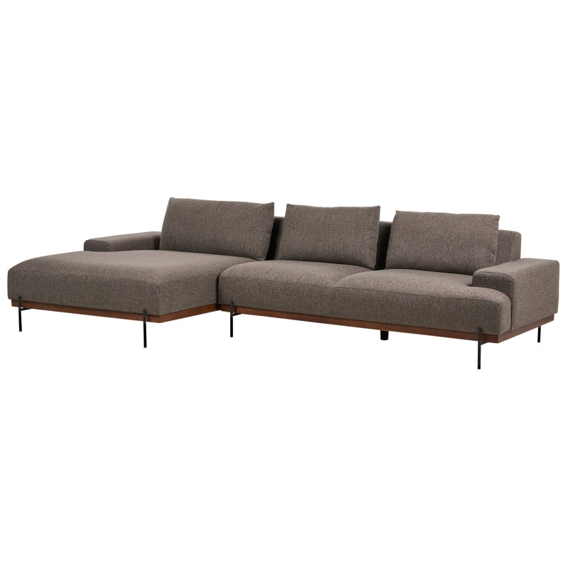 Crisma 3 Seater Corner Sofa , Left Hand Facing, Beige