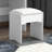 Fashion Vanity Desk With Mirror And Lights For Makeup And Chair