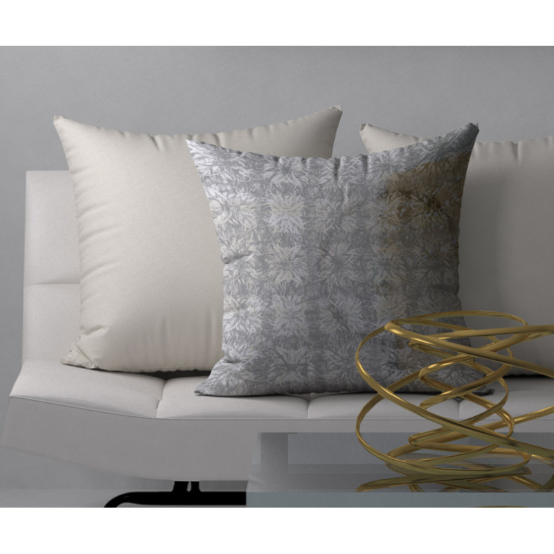 Housse de coussin décorative carrée drool, 20 po x 20 po