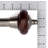 Clouis Steel Adjustable Single Curtain Rod