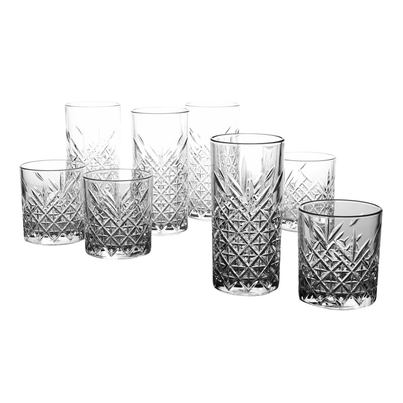 8-piece Timeless Long Drink Glass Set