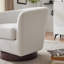 Upholstered Swivel Armchair-487583252