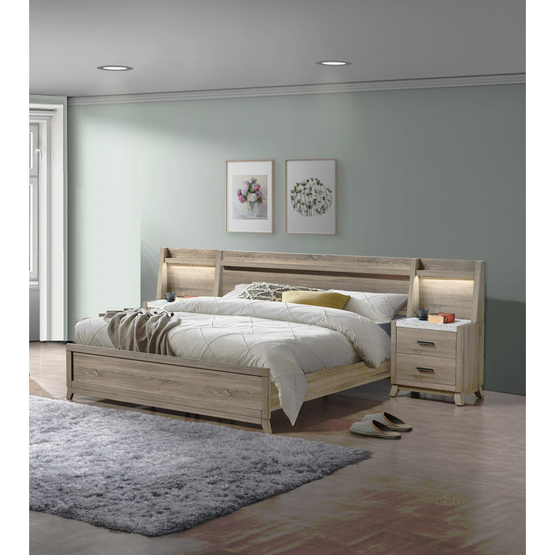 Mobilier de chambre à coucher moderne en bois 1pc