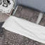 Ensemble de housse de couette en microfibre brun / blanc 3 pièces-1890725064