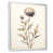 White Floater Framed