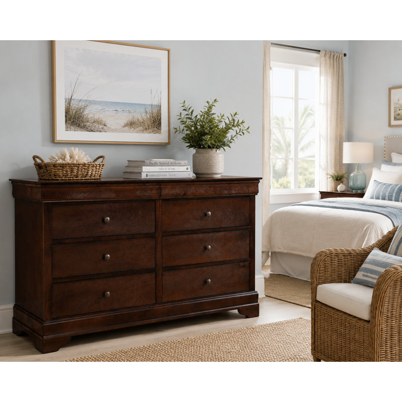 Aaleiyah 59.5'' W 6 - Drawer Dresser