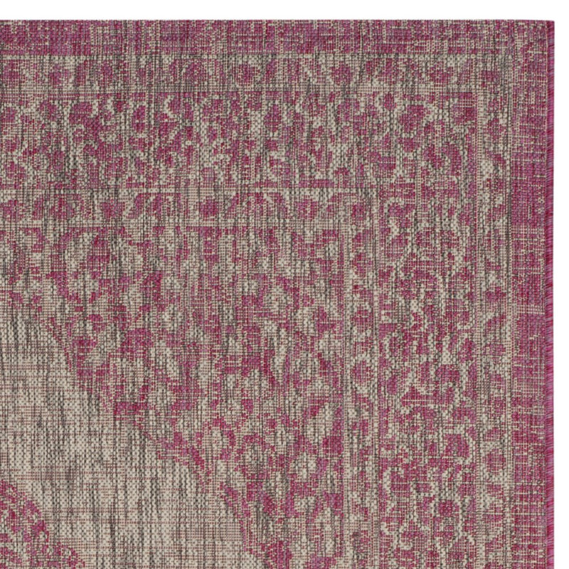 Tapis d'intérieur / extérieur performance Amedee, Rond 6 pi 7 po