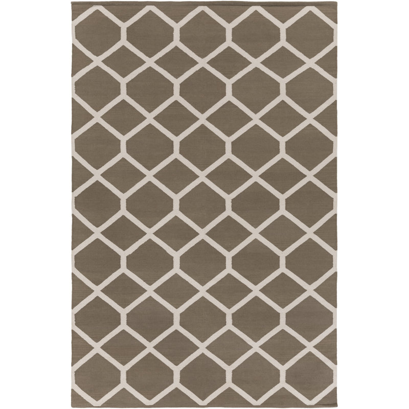 Murphree Cotton Geometric Indoor Rug, Rectangle 9' x 12'