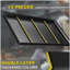 Larges tablettes en métal noir de 59 po, avec 5 cloisons amovibles, grande capacité, support de charge robuste, convenant au garage, à la cuisine et au bureau.-1760311027