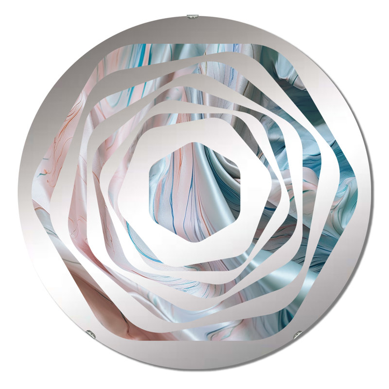 Noblessa - Miroir décoratif Amorphe, 23,6 po x 23,6 po