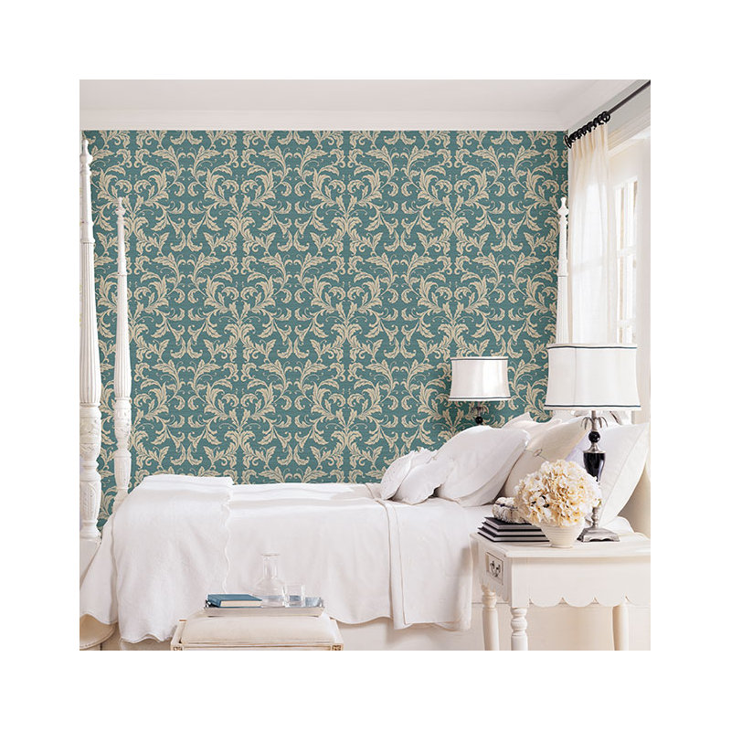 10m x 53cm Wallpaper Roll, Blue