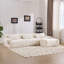 Canapé rembourré avec 3 coussins et repose-pieds-1161736738