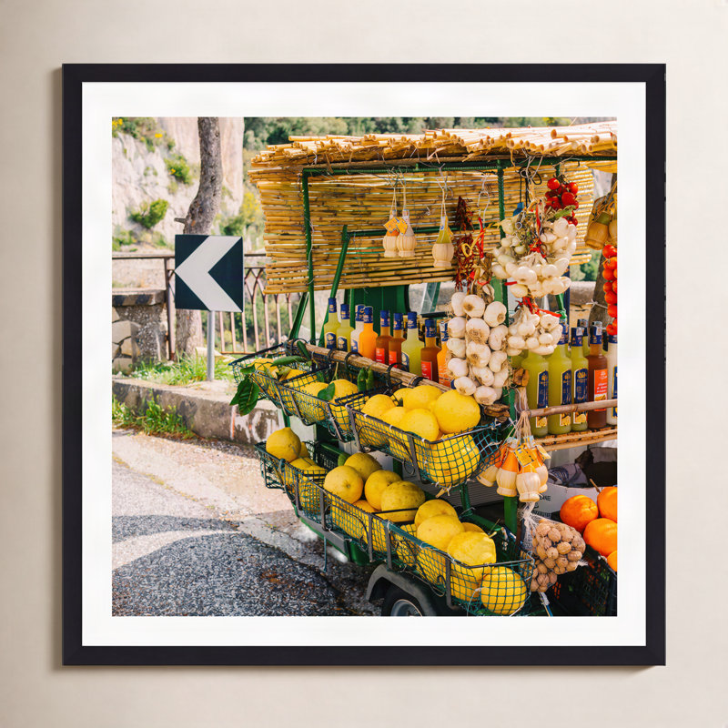 «Inali Amalfi Coast Drive XV» par Bethany Young, reproduction d'art sur toile, H 12 po x l 12 po x P 0,75 po, Oui