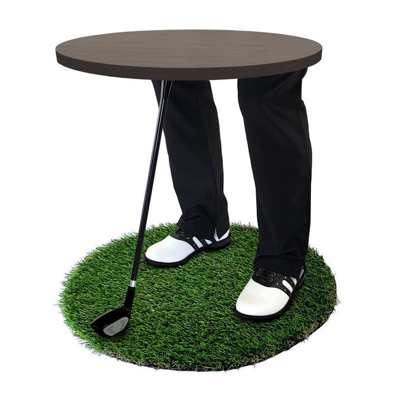 Table de bout abstraite, Argent