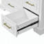 Meuble-lavabo traditionnel exquis avec lavabo en céramique et rangement abondant-113754485