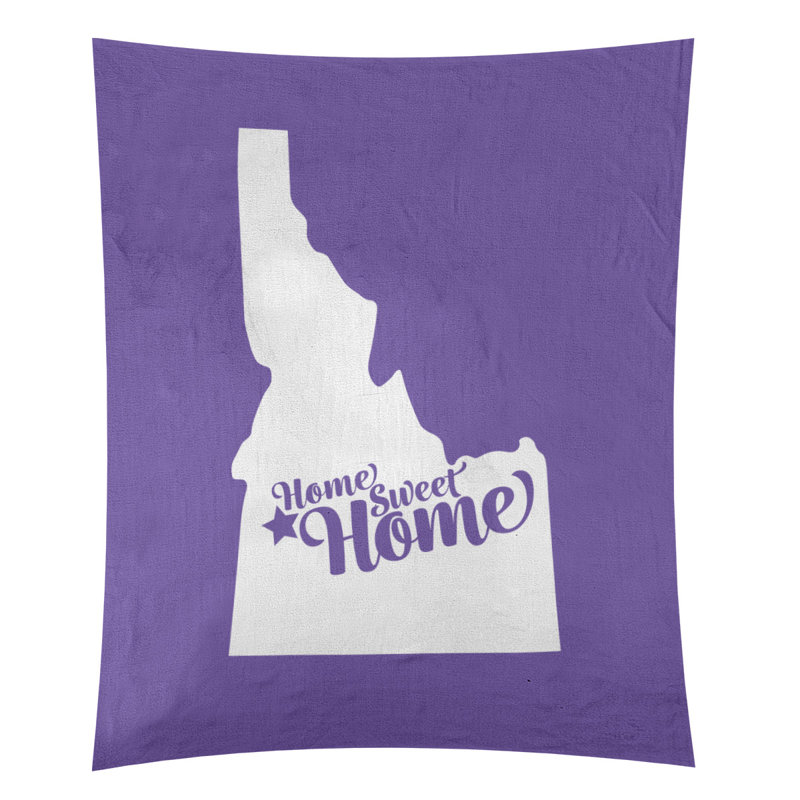 Tapisserie Home Sweet Boise, H 60 po x l 51 po, Mauve