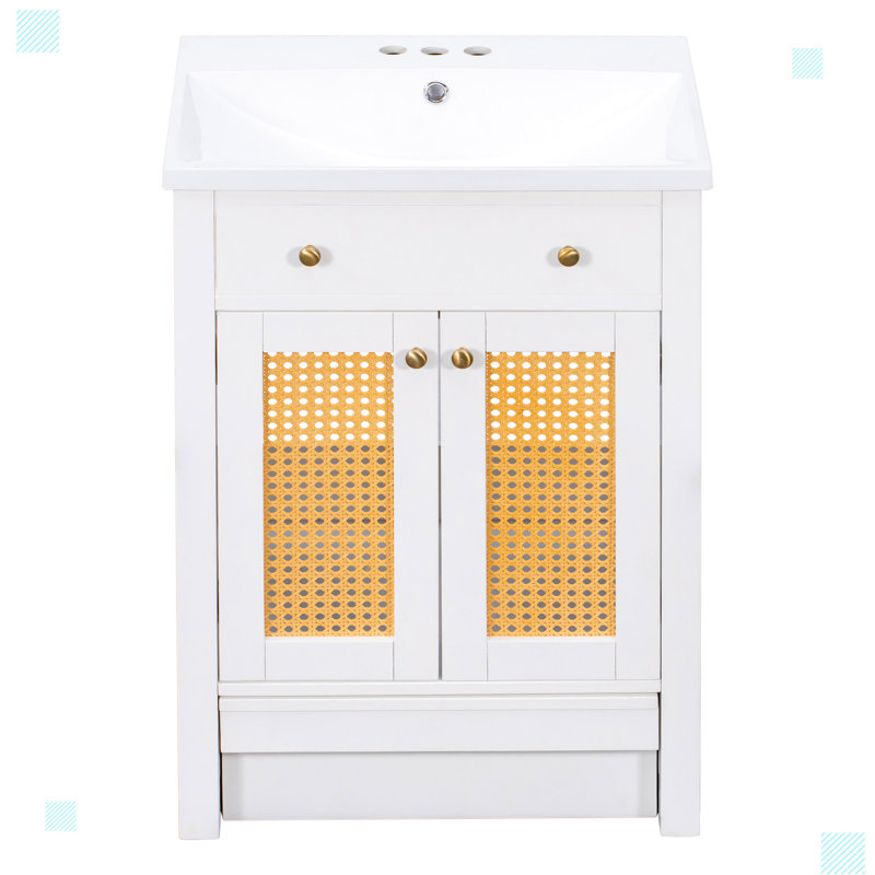Ensemble de meuble-lavabo simple 17,63 avec plateau Estey