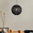 1-Light Pendant Lights Black Basket Globe-1039814164