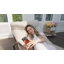 Ensemble de 2 chaises berçantes d'extérieur surdimensionnées avec repose-pieds, chaises berçantes en métal avec coussins épais-782918579