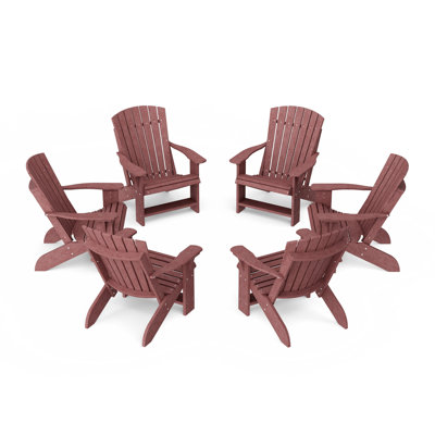 Ensemble de 6 chaises Heritage Adirondack