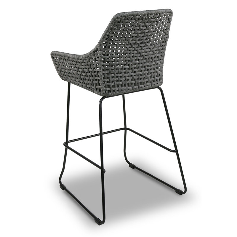 Tabouret de bar Isle, Gris / Charbon
