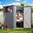 6 ft. W x 6 ft. D Storage Sheds with Openable Windows