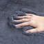 Rosenda Faux Fur Non-slip Bath Mat-1932595058