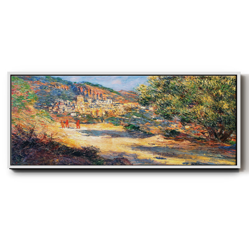 The Road to Monte Carlo, 1883 - Toile encadrée, H 12 po x l 30 po