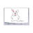 Personalized Bunny Rabbit Snow Globe Frame Gift  6" x 4"-105475554-104774453