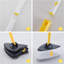 Brosse à récurer pour carrelage de baignoire 2 en 1 Brosse de nettoyage Pole Stiff Bristles Tampons à récurer pour le nettoyage de la cuisine de la salle de bain